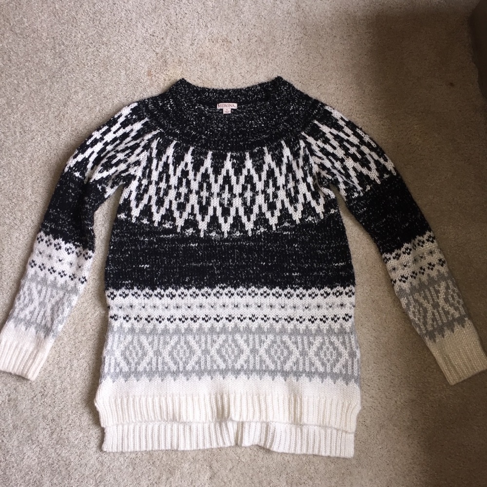 Patterned sweater - Picture 2 of 8